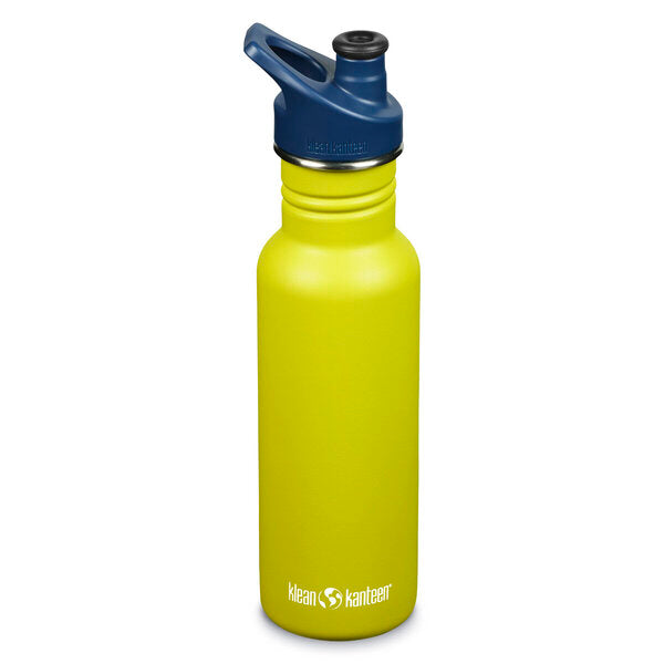 Klean Kanteen Classic Narrow, Trinkflasche mit Sportdeckel, 532 ml