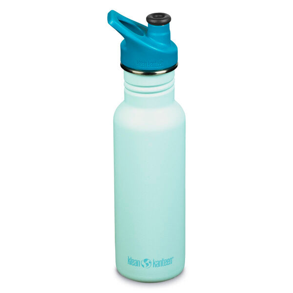 Klean Kanteen Classic Narrow, Trinkflasche mit Sportdeckel, 532 ml