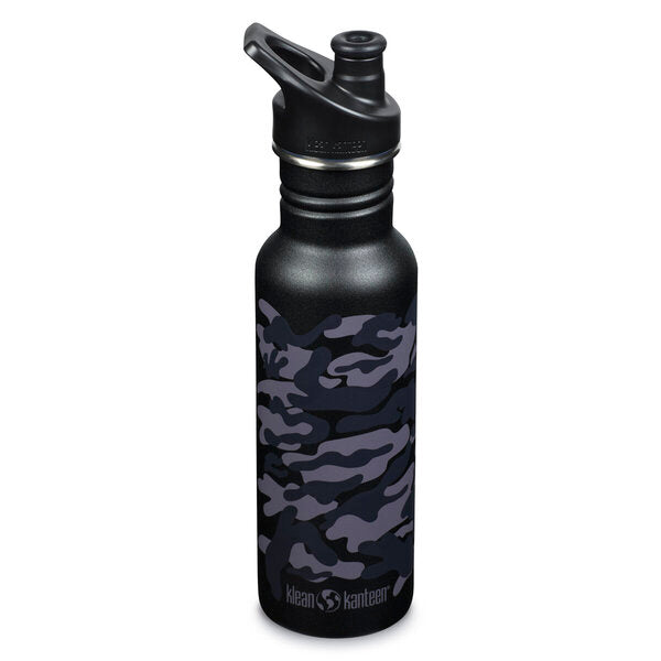Klean Kanteen Classic Narrow, Trinkflasche mit Sportdeckel, 532 ml