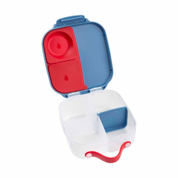 b.box Mini Lunchbox | 3 Fächer | für ganzen Apfel
