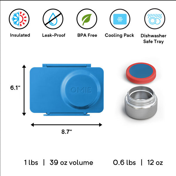 OmieBox UP - Lunchbox für Warmes und Kaltes