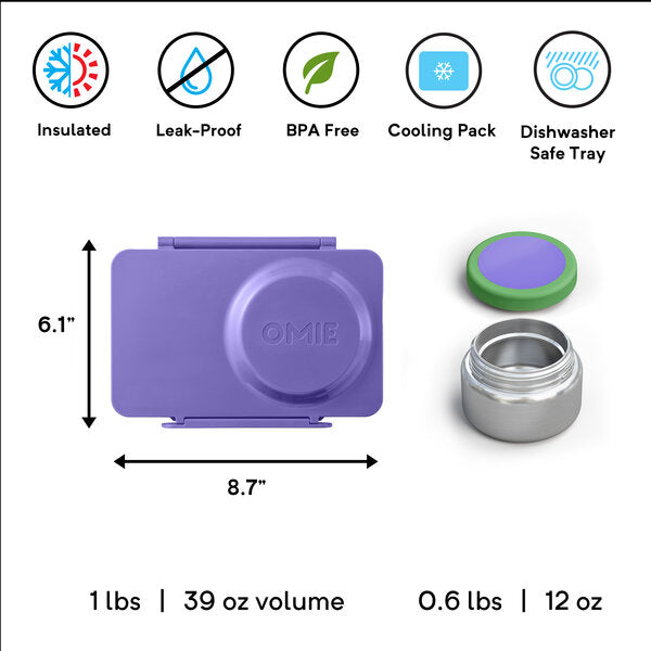 OmieBox UP - Lunchbox für Warmes und Kaltes