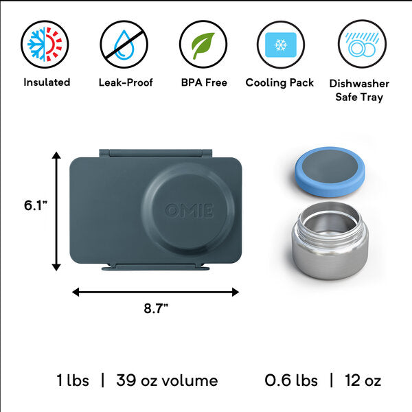 OmieBox UP - Lunchbox für Warmes und Kaltes
