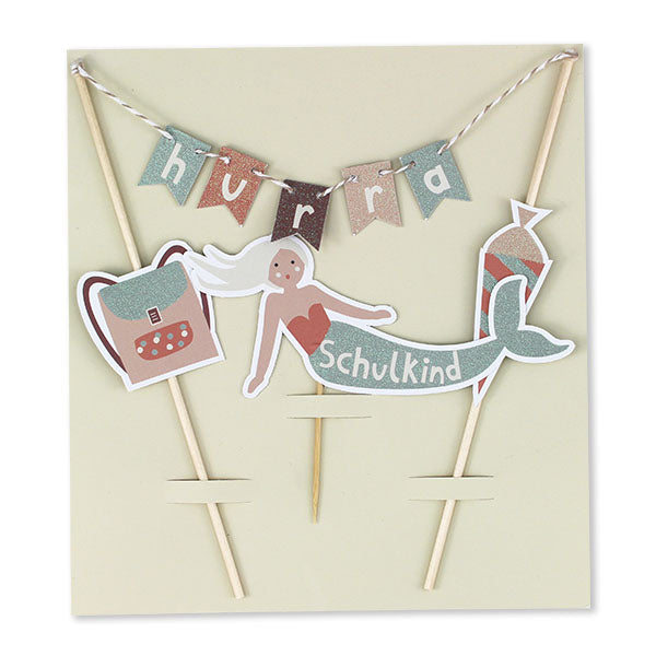 Tortendekoration / Cake Topper zur Einschulung