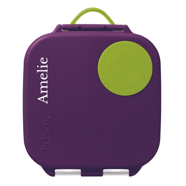 b.box Mini Lunchbox | 3 Fächer | für ganzen Apfel