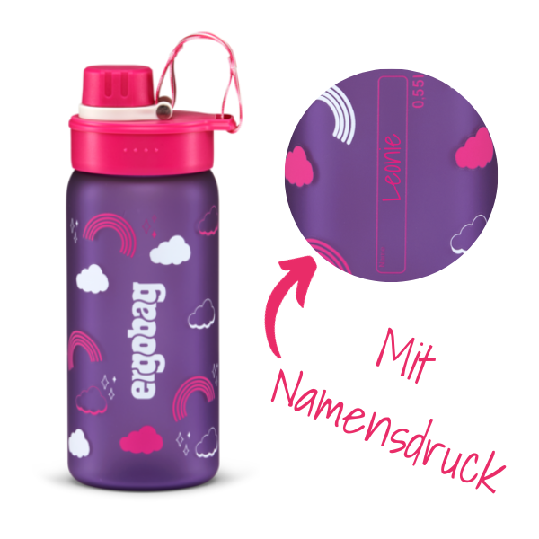 Auslaufsichere Trinkflasche, 550ml | Ergobag