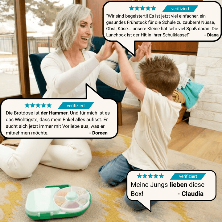 GoBe Lunchbox - Bentobox und Snackspinner in einem | Halloween-Edition