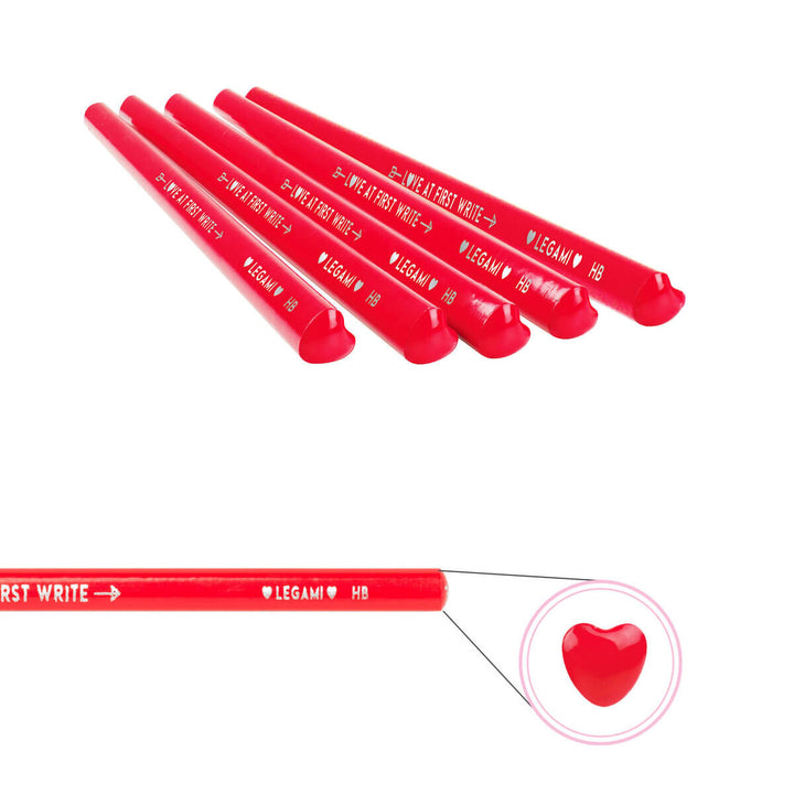 Legami Bleistift in Herzform - Love at First Write