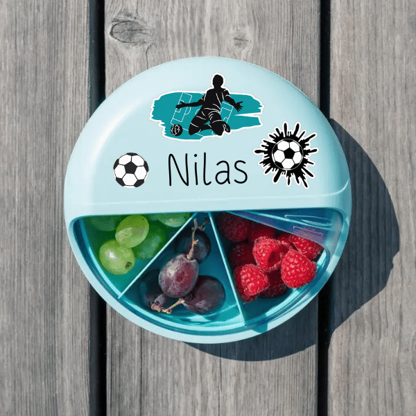 Wasserfeste Aufkleber für Brotdosen & Trinkflaschen, A6