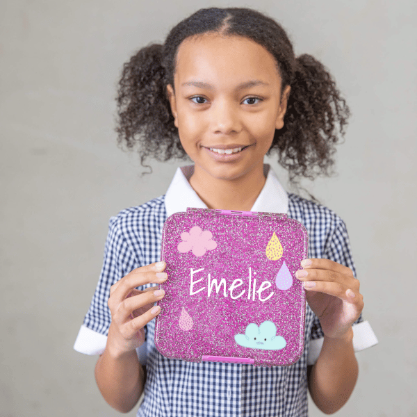 Wasserfeste Aufkleber für Brotdosen & Trinkflaschen, A6