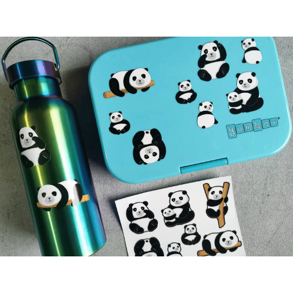 Wasserfeste Aufkleber für Brotdosen & Trinkflaschen, A6