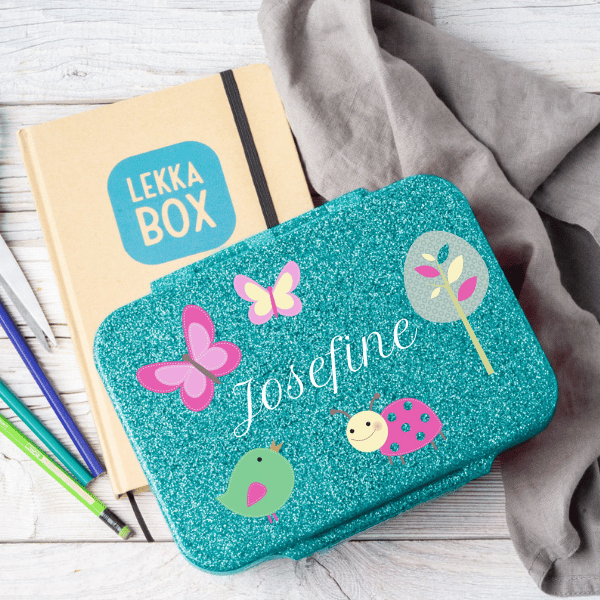 Wasserfeste Aufkleber für Brotdosen & Trinkflaschen, A6