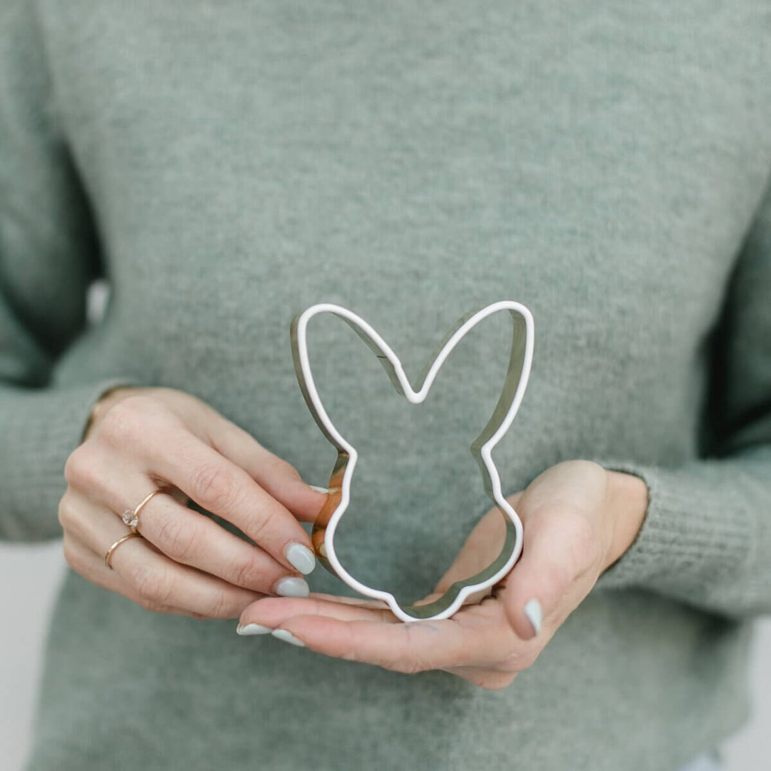 Edelstahl Ausstecher Hasenkopf | 2er Set