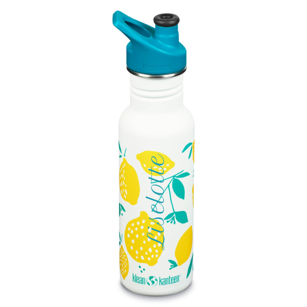 Klean Kanteen Classic Narrow, Trinkflasche mit Sportdeckel, 532 ml