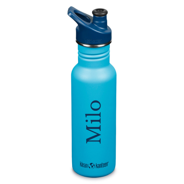 Klean Kanteen Classic Narrow, Trinkflasche mit Sportdeckel, 532 ml