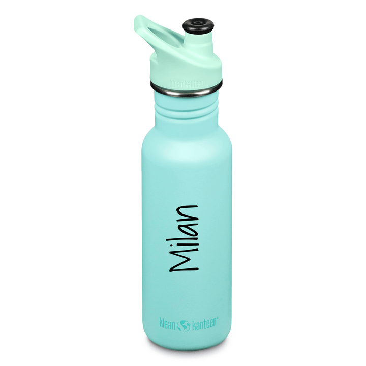 Klean Kanteen Classic Narrow, Trinkflasche mit Sportdeckel, 532 ml
