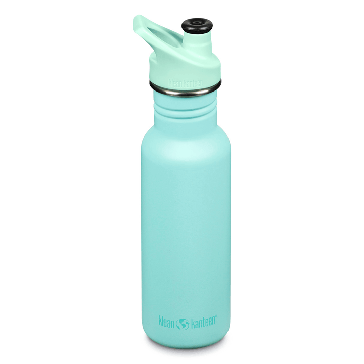 Klean Kanteen Classic Narrow, Trinkflasche mit Sportdeckel, 532 ml