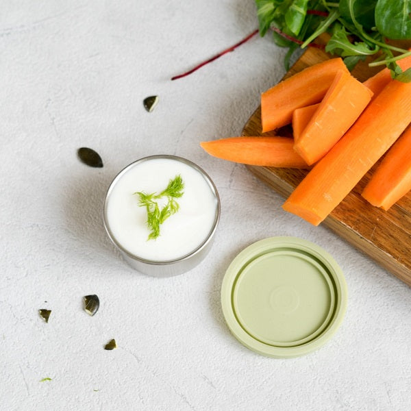 Auslaufsichere Mini Edelstahlbehälter - LEKKABOX Dipper, 2 Stück