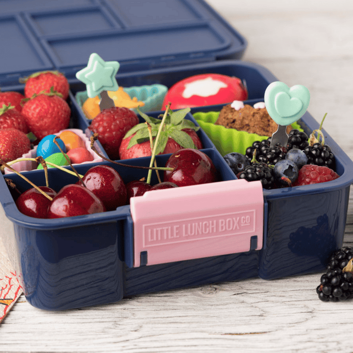 LEKKABOX Edelstahl Food Picks, Himmelsliebe | 4er-Set