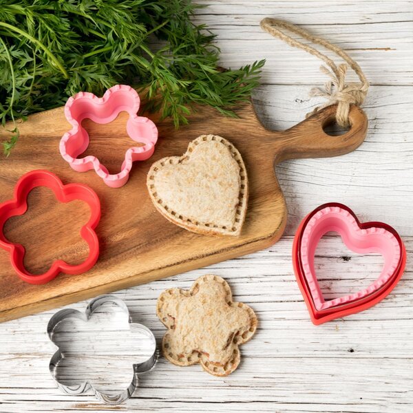 LEKKABOX Sandwich Cutter, 2er Set | ausstechen und versiegeln