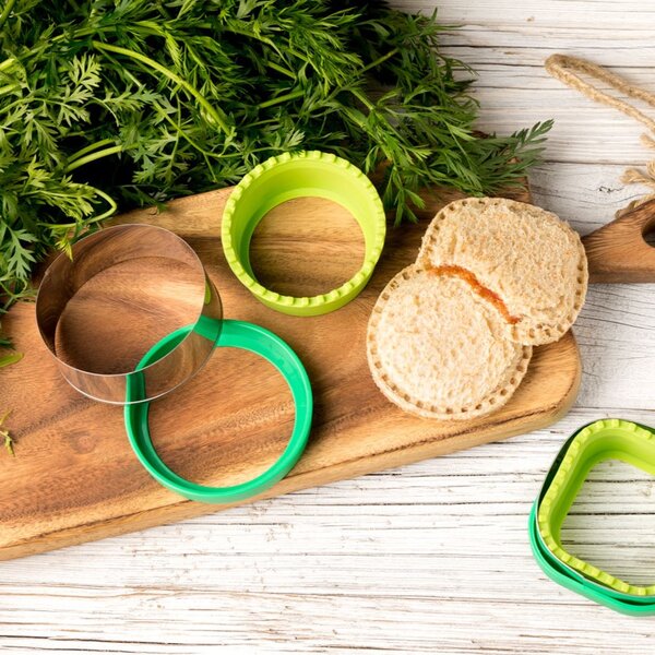 LEKKABOX Sandwich Cutter, 2er Set | ausstechen und versiegeln