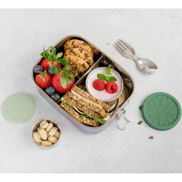 Auslaufsichere Mini Edelstahlbehälter - LEKKABOX Dipper, 2 Stück