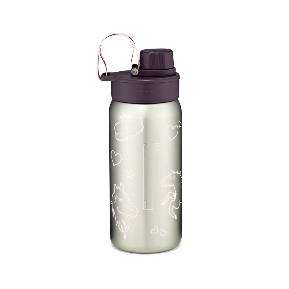 Ergobag Edelstahl Isolierflasche, 500ml