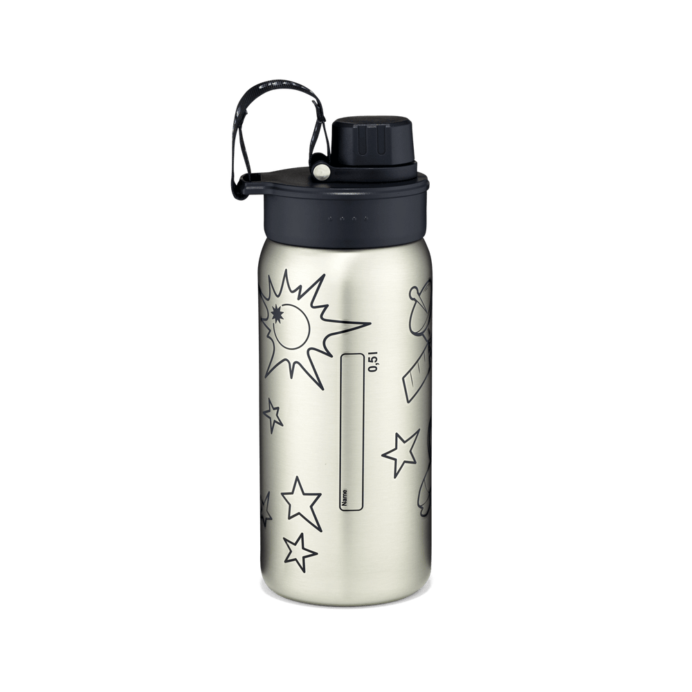 Ergobag Edelstahl Isolierflasche, 500ml