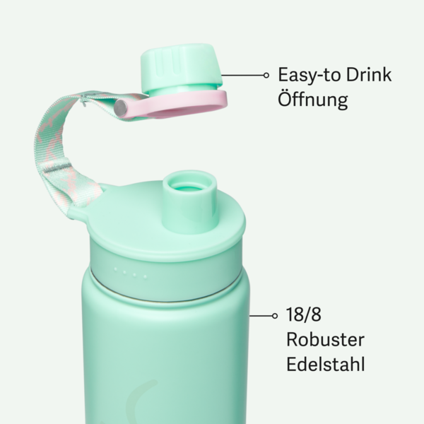 Satch Edelstahl Isolierflasche, 500ml