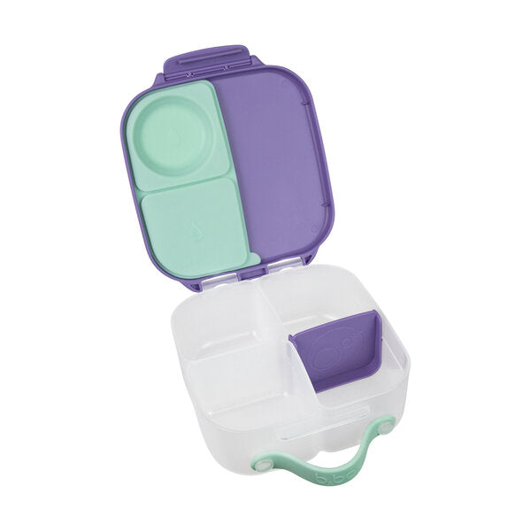 b.box Mini Lunchbox | 3 Fächer | für ganzen Apfel
