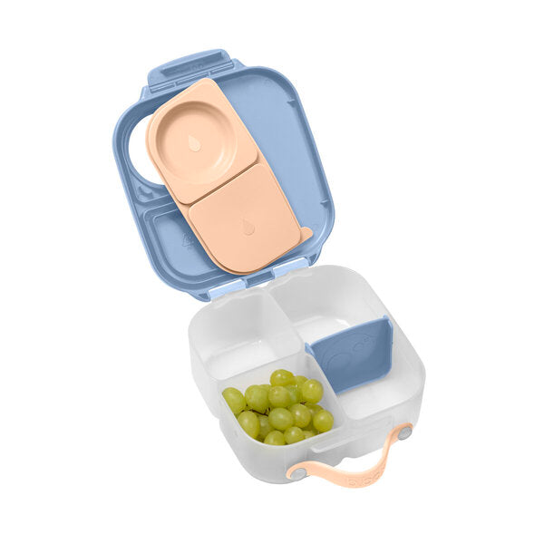 b.box Mini Lunchbox | 3 Fächer | für ganzen Apfel