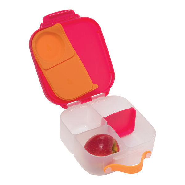 b.box Mini Lunchbox | 3 Fächer | für ganzen Apfel