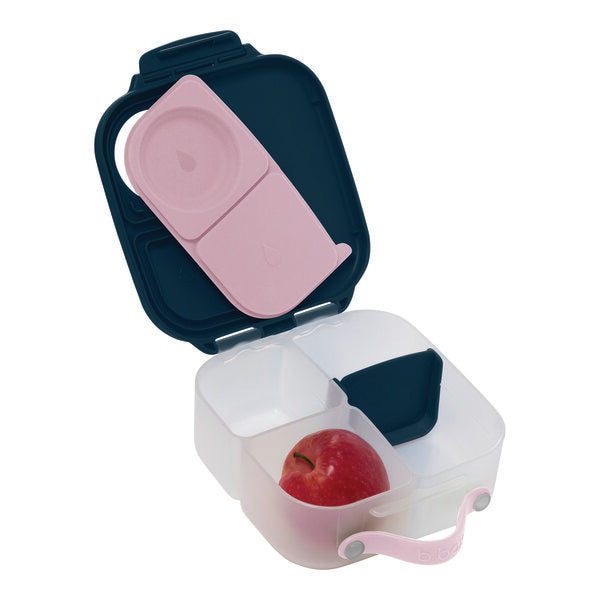 b.box Mini Lunchbox | 3 Fächer | für ganzen Apfel