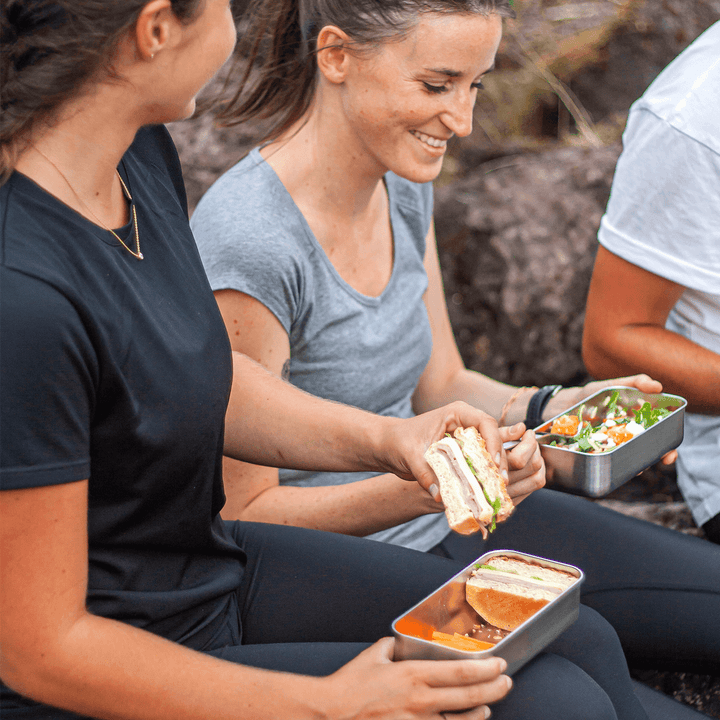 Monbento Sense Edelstahl Lunchbox, 700ml | mikrowellengeeignet