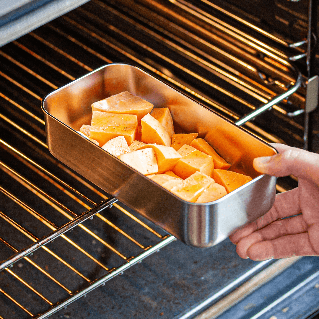 Monbento Sense Edelstahl Lunchbox, 700ml | mikrowellengeeignet