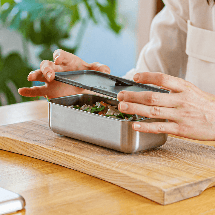 Monbento Sense Edelstahl Lunchbox, 700ml | mikrowellengeeignet