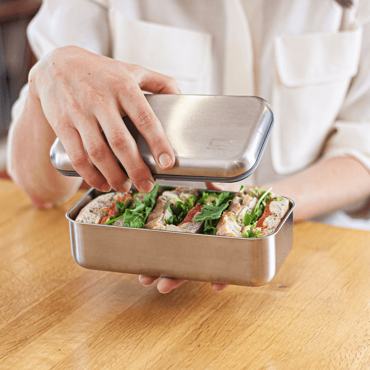 Monbento Sense Edelstahl Lunchbox, 700ml | mikrowellengeeignet