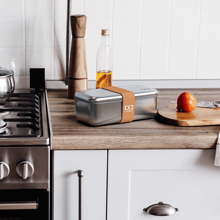 Monbento Sense Edelstahl Lunchbox, 700ml | mikrowellengeeignet