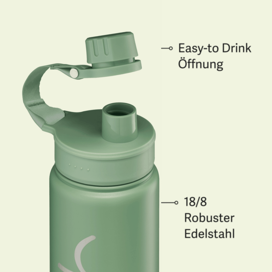 Satch Edelstahl Isolierflasche, 500ml