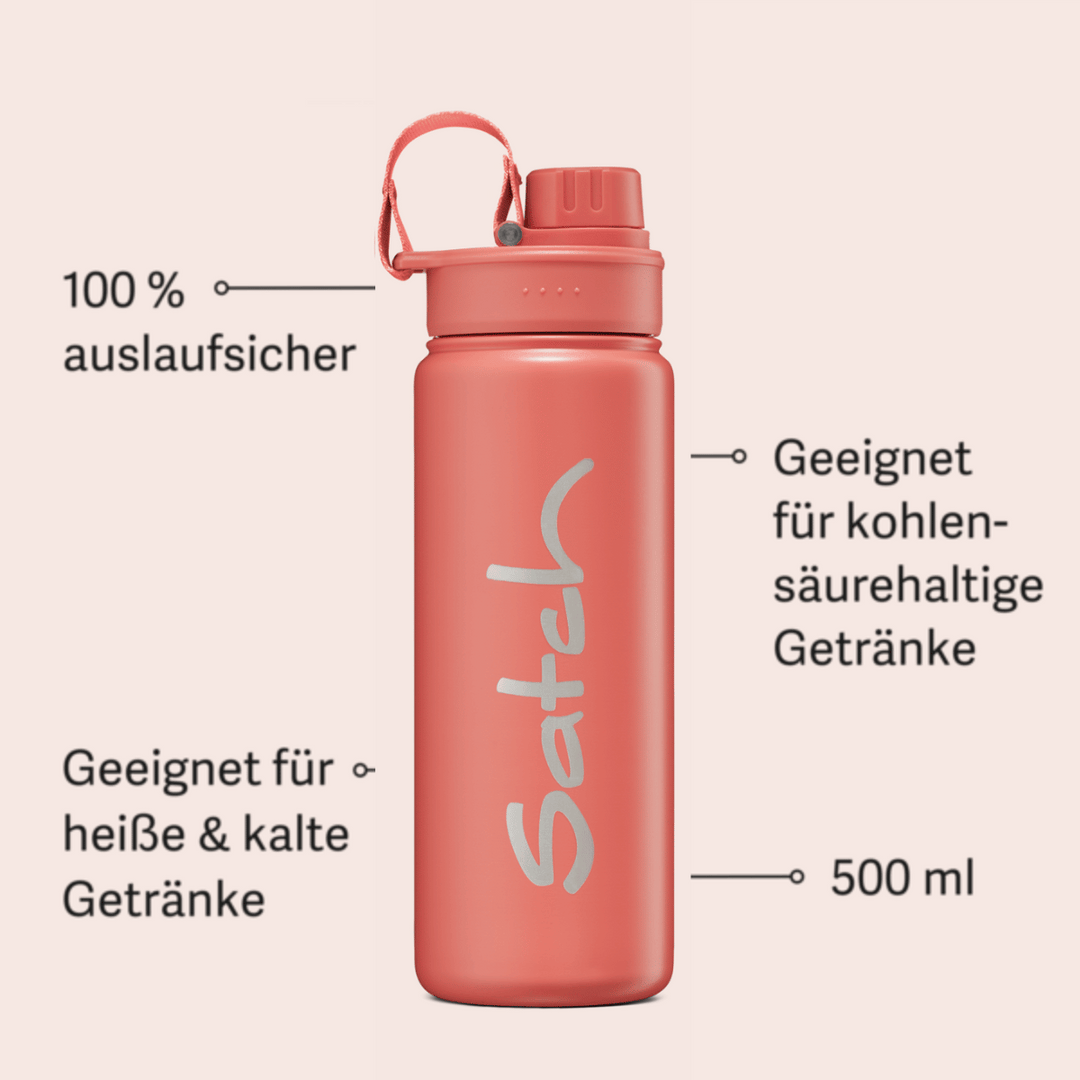 Satch Edelstahl Isolierflasche, 500ml