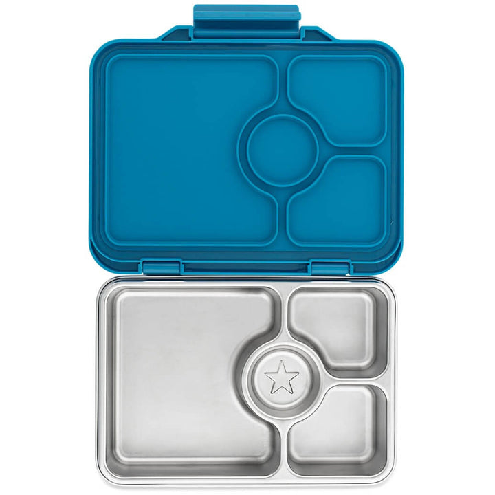 Yumbox Prêt | Edelstahl Brotdose mit 4 Fächern