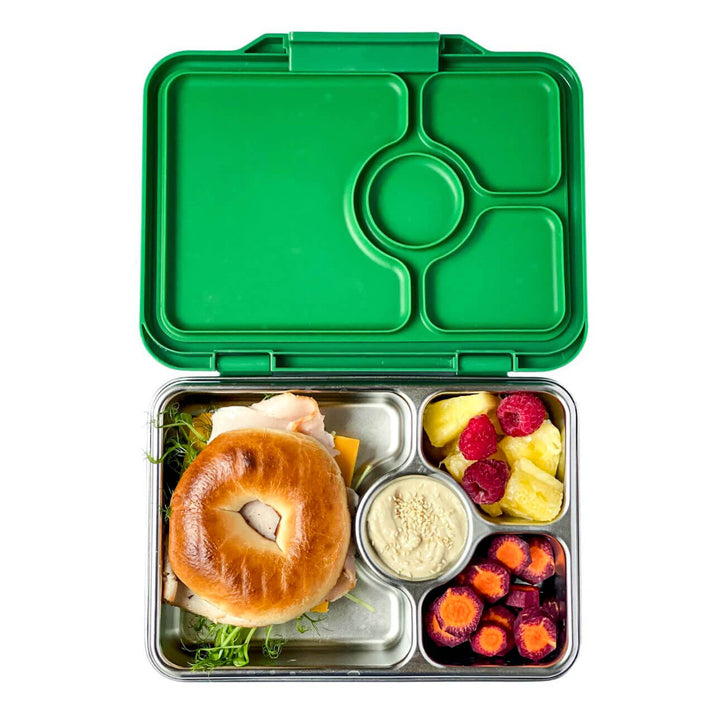 Yumbox Prêt | Edelstahl Brotdose mit 4 Fächern