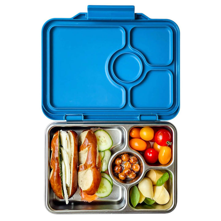 Yumbox Prêt | Edelstahl Brotdose mit 4 Fächern
