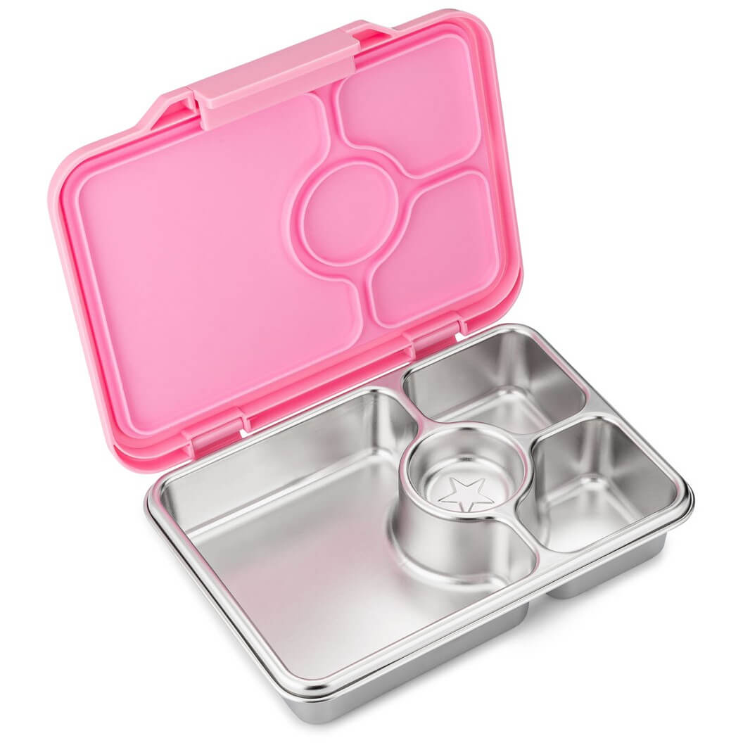 Yumbox Prêt | Edelstahl Brotdose mit 4 Fächern