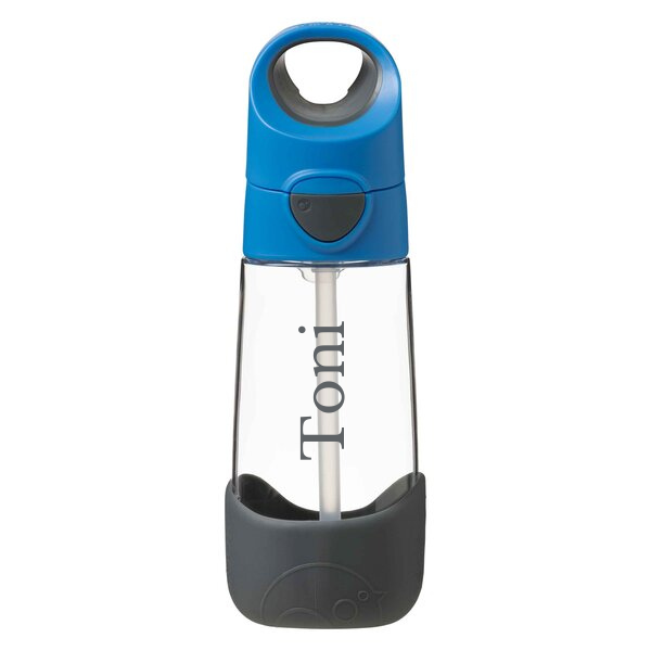 Tritan-Flasche mit Trinkhalm, 450 ml