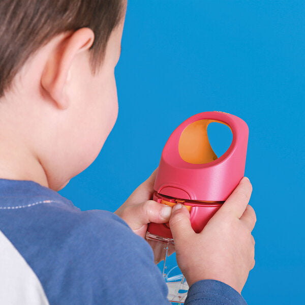 Tritan-Flasche mit Trinkhalm, 450 ml