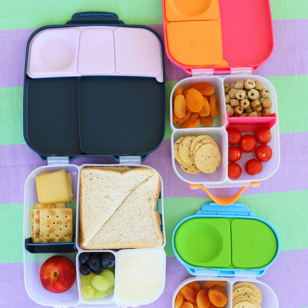 b.box Mini Lunchbox | 3 Fächer | für ganzen Apfel