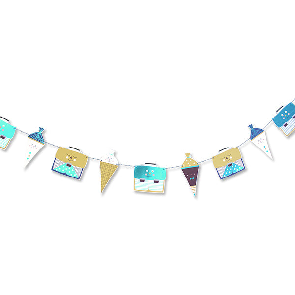 Girlande zur Einschulung