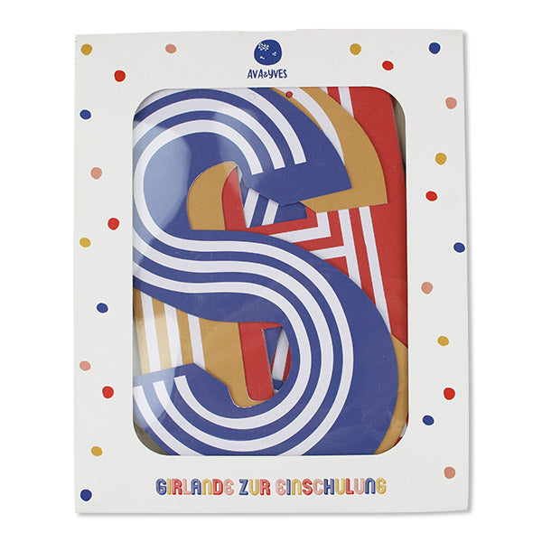 Girlande zur Einschulung