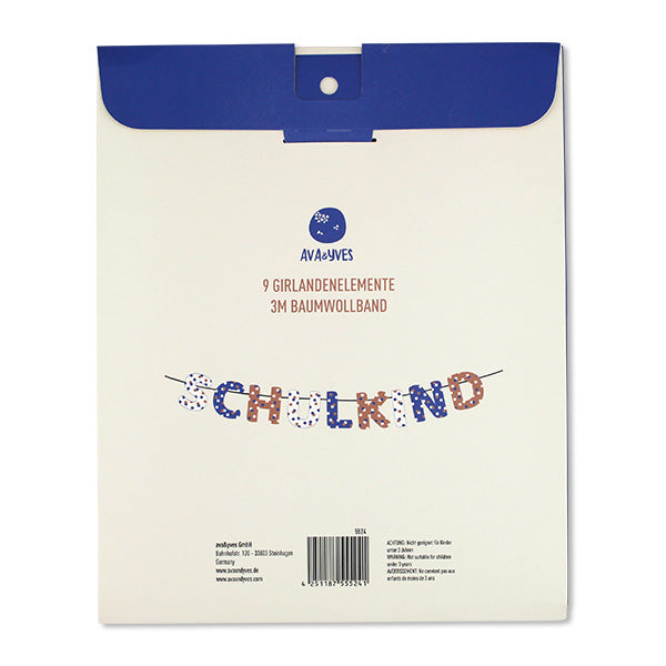 Girlande zur Einschulung